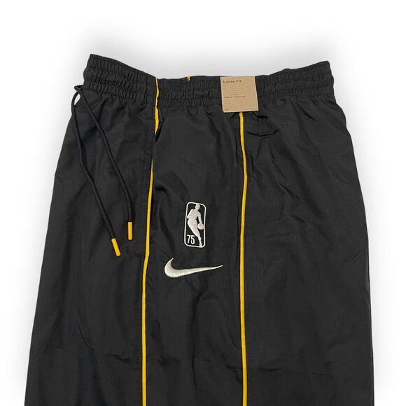Nike Los Angeles Lakers Woven Dri-Fit Pants Black NBA 75th Anniversary Size XL - Picture 7 of 12